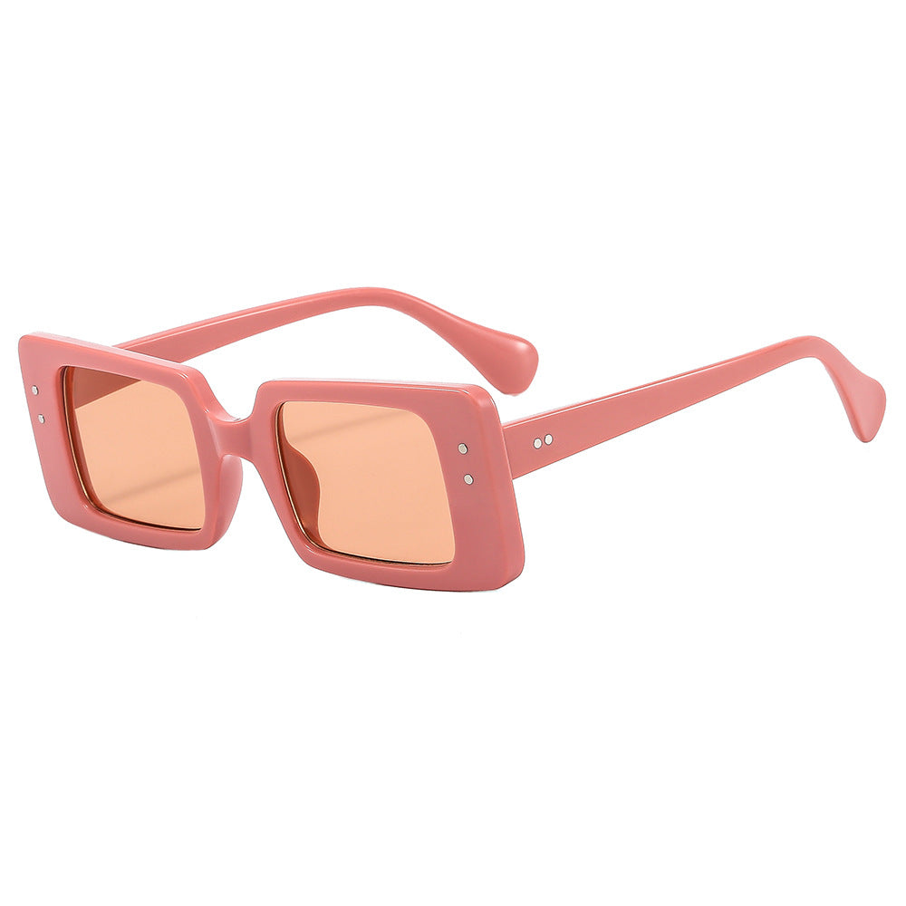 Wholesale Square Wide-brimmed Midi Style PC Women's Sunglasses